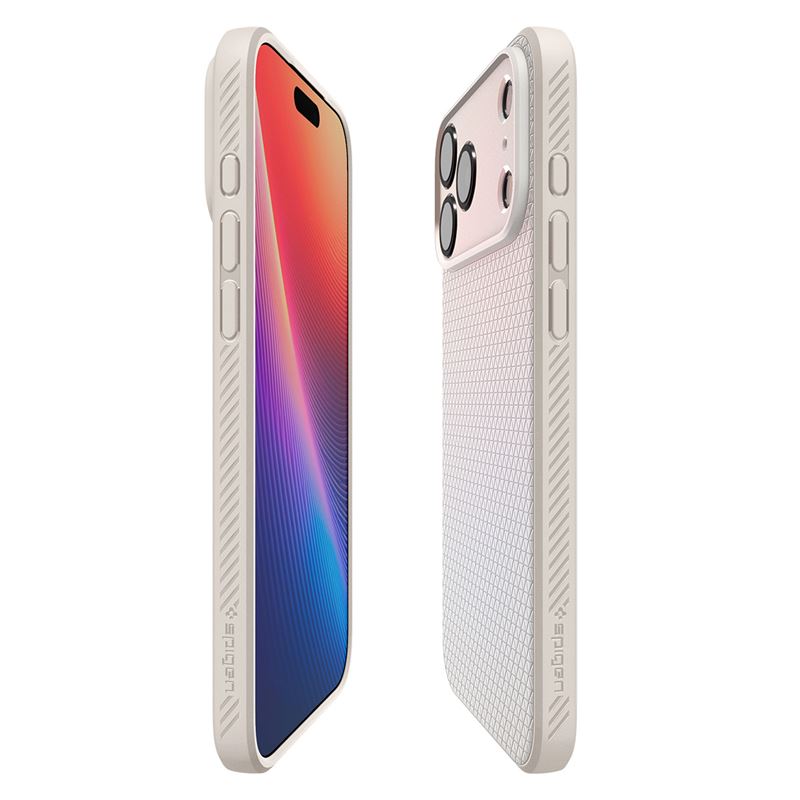 Spigen Liquid Air, natural titanium - iPhone 17 Pro