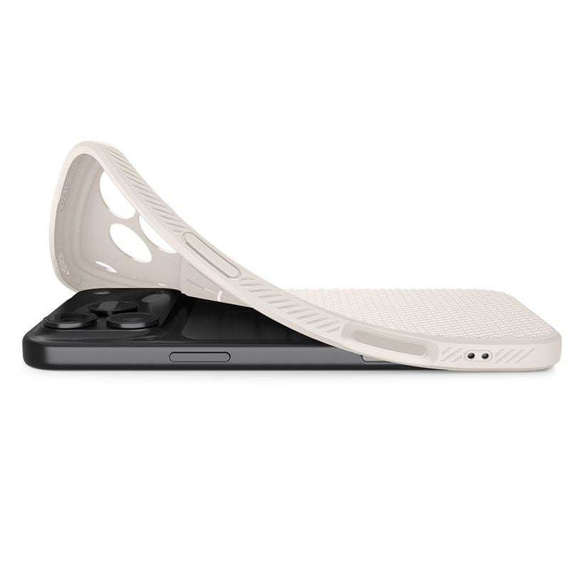 Spigen Liquid Air, natural titanium - iPhone 17 Pro