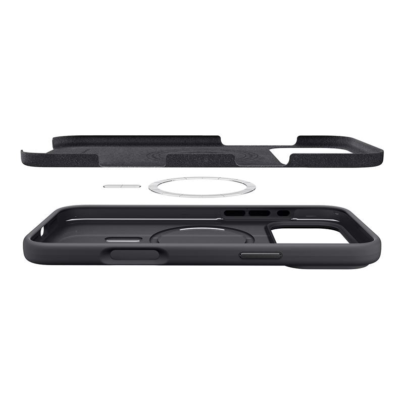 Spigen Silicone Fit MagSafe, black - iPhone 17 Pro