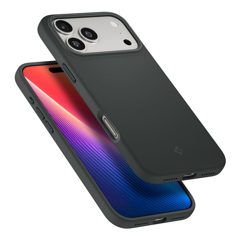 Spigen Silicone Fit MagSafe, abyss green - iPhone 17 Pro