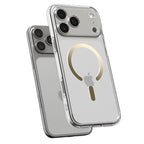 Spigen Ultra Hybrid MagSafe, clear gold - iPhone 17 Pro