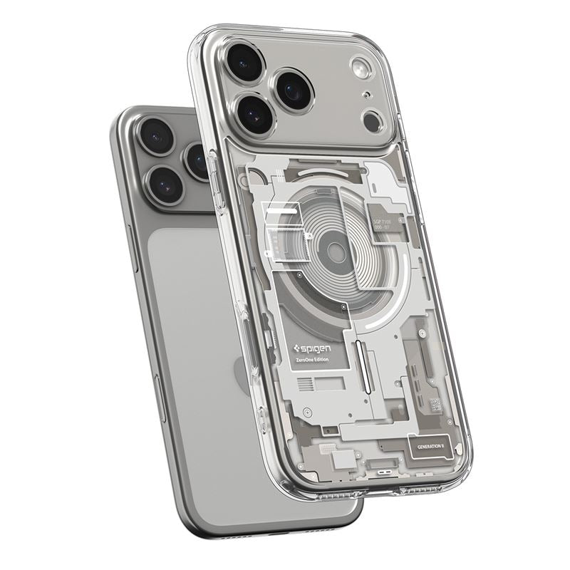 Spigen Ultra Hybrid MagSafe, zero one natural titanium - iPhone 17 Pro
