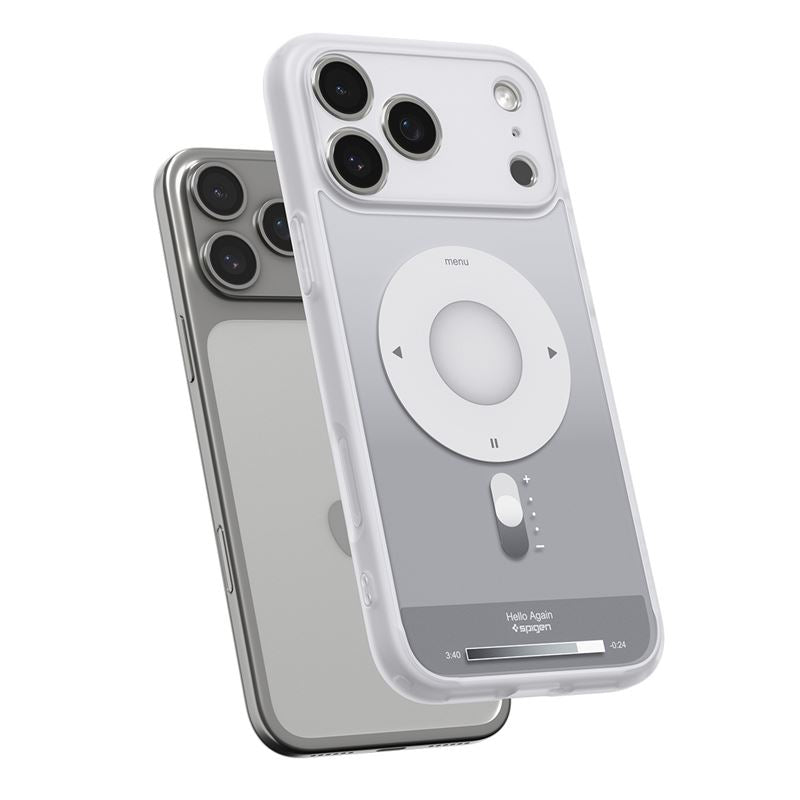 Spigen Ultra Hybrid MagSafe, klasické strieborné – iPhone 17 Pro