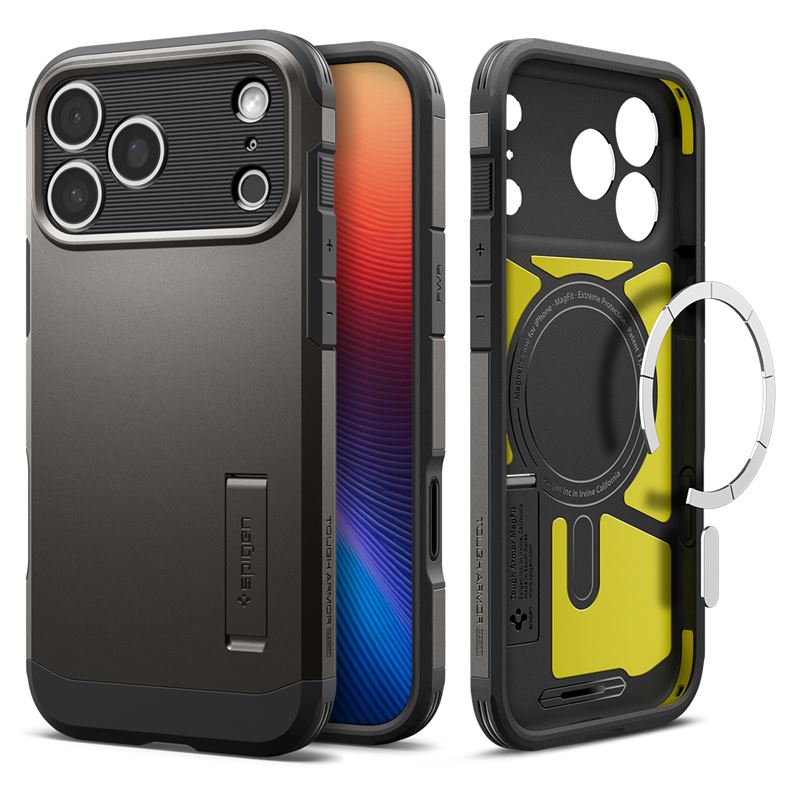 Spigen Tough Armor T MagSafe, gunmetal - iPhone 17 Pro