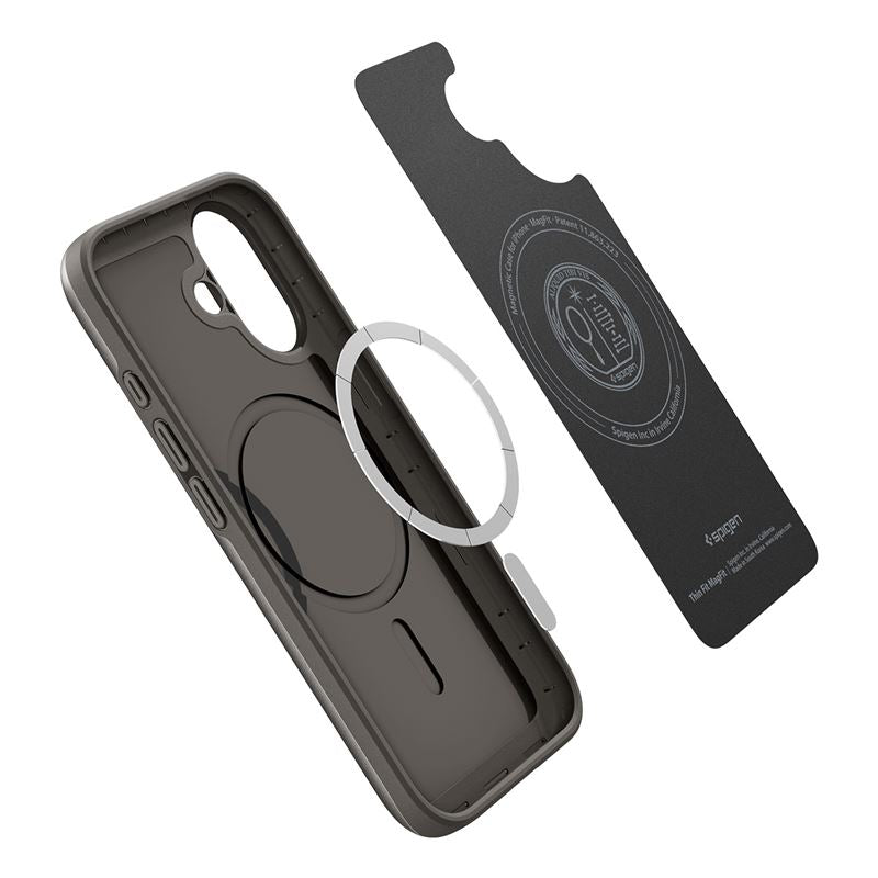 Spigen Thin Fit MagSafe, gunmetal - iPhone 17