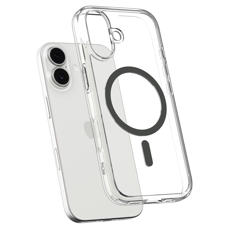 Spigen Ultra Hybrid MagSafe, clear graphite - iPhone 17