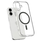 Spigen Ultra Hybrid MagSafe, clear graphite - iPhone 17