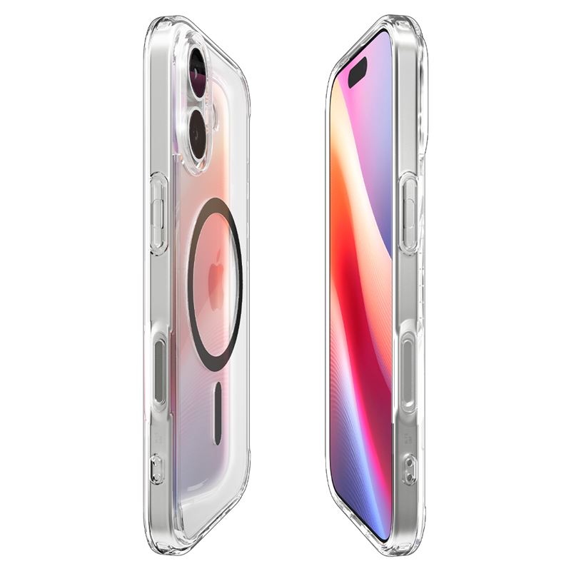 Spigen Ultra Hybrid MagSafe, clear graphite - iPhone 17