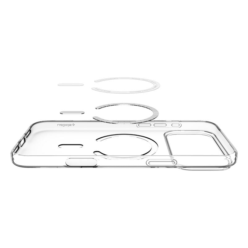 Spigen Liquid Crystal MagSafe, priehľadná biela – iPhone 17 Pro Max