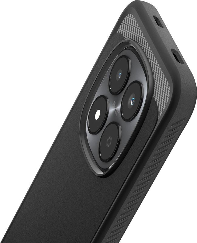 Spigen Rugged Armor, matte black - Xiaomi Redmi Note 15 Pro 5G