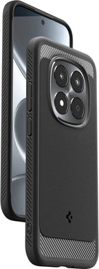 Spigen Rugged Armor, matte black - Xiaomi Redmi Note 15 Pro 5G