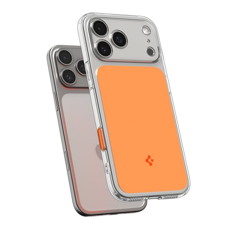Spigen Ultra Hybrid T MagSafe, lesklá oranžová - iPhone 17 Pro