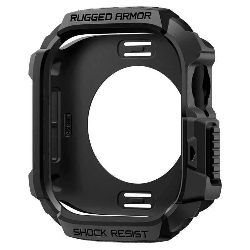 Spigen Rugged Armor 2, matte black - Apple Watch 11 42mm