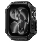 Spigen Rugged Armor 2, matte black - Apple Watch 11 42mm