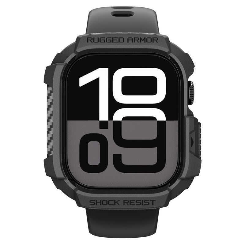 Spigen Rugged Armor 2, matte black - Apple Watch 11 42mm