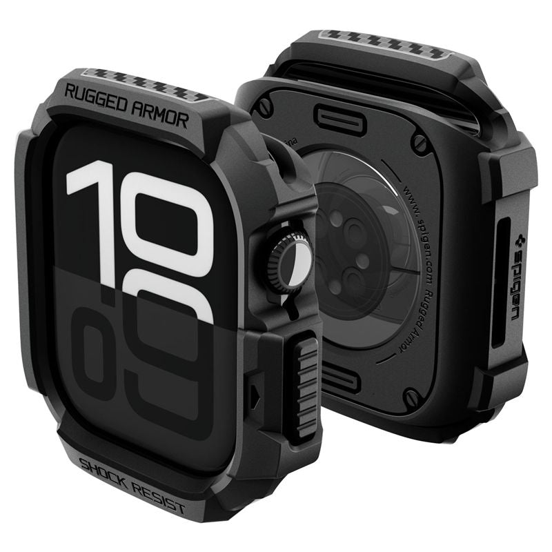 Spigen Rugged Armor 2, matte black - Apple Watch 11 42mm