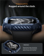 Spigen Rugged Armor 2, navy blue - Apple Watch 11 42mm