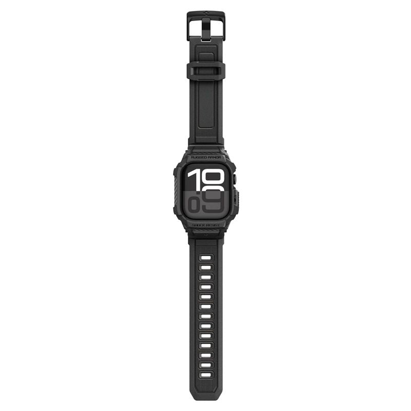 Spigen Rugged Armor Pro 2, matte black - Apple Watch 11 42mm