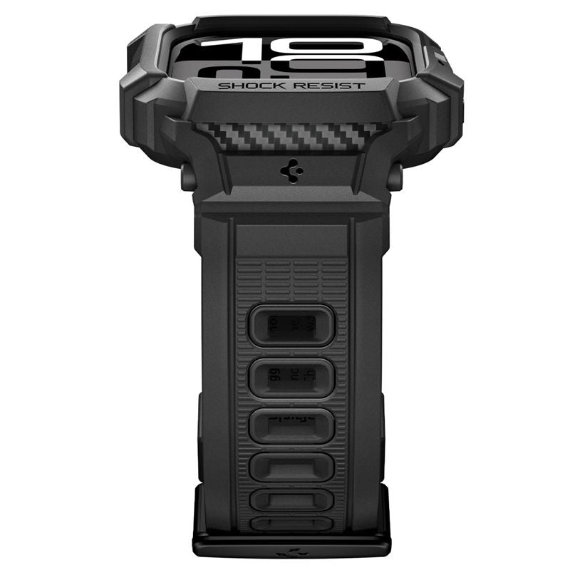 Spigen Rugged Armor Pro 2, matte black - Apple Watch 11 42mm
