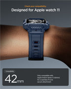 Spigen Rugged Armor Pro 2, navy blue - Apple Watch 11 42mm