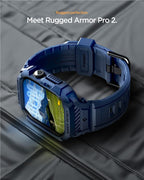 Spigen Rugged Armor Pro 2, navy blue - Apple Watch 11 42mm
