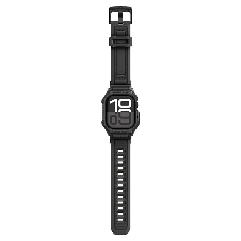 Spigen Rugged Armor Pro 2, matte black - Apple Watch 11 46mm