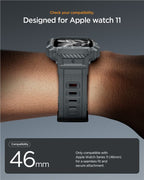 Spigen Rugged Armor Pro 2, dark gray - Apple Watch 11 46mm