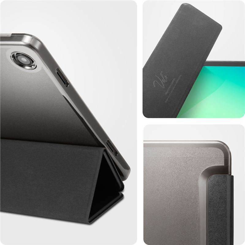 Spigen Smart Fold, black - Samsung Galaxy Tab A11+ (2025)/A9+ (2023)