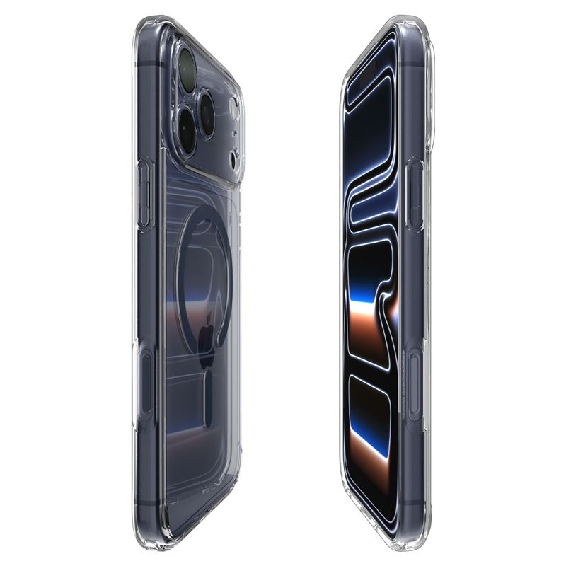 Spigen Ultra Hybrid MagSafe, clear deep blue - iPhone 17 Pro Max