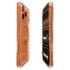 Spigen Ultra Hybrid MagSafe, číry oranžový - iPhone 17 Pro