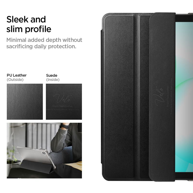 Spigen Smart Fold, black - Samsung Galaxy Tab A11 (2025)/A9 (2023)