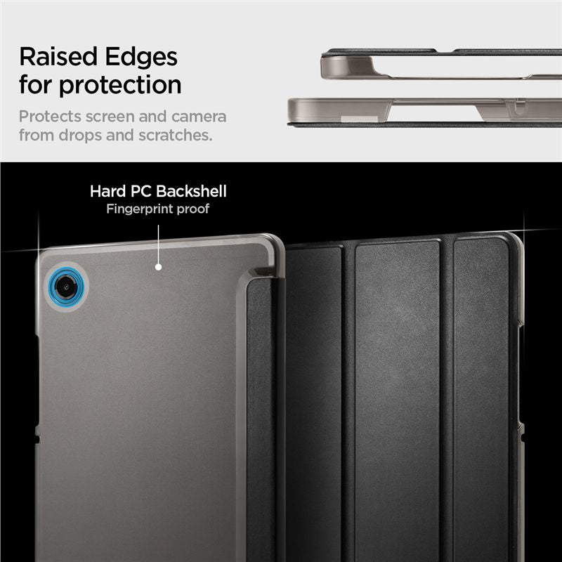 Spigen Smart Fold, black - Samsung Galaxy Tab A11 (2025)/A9 (2023)