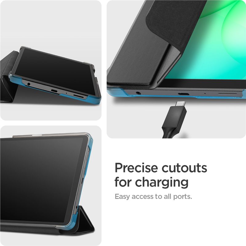 Spigen Smart Fold, black - Samsung Galaxy Tab A11 (2025)/A9 (2023)