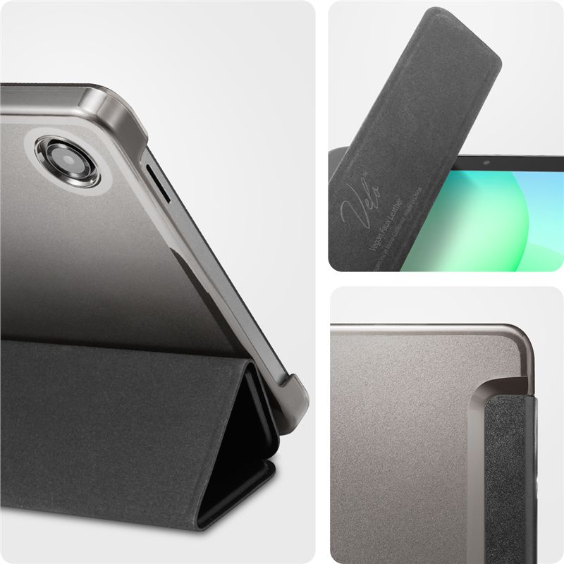 Spigen Smart Fold, black - Samsung Galaxy Tab A11 (2025)/A9 (2023)