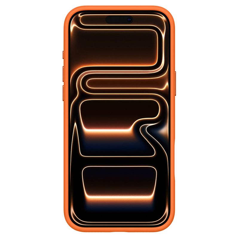 Spigen Silicone Fit MagSafe, cosmic orange - iPhone 17 Pro Max