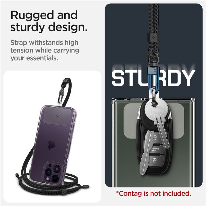 Spigen Crossbody Strap, black