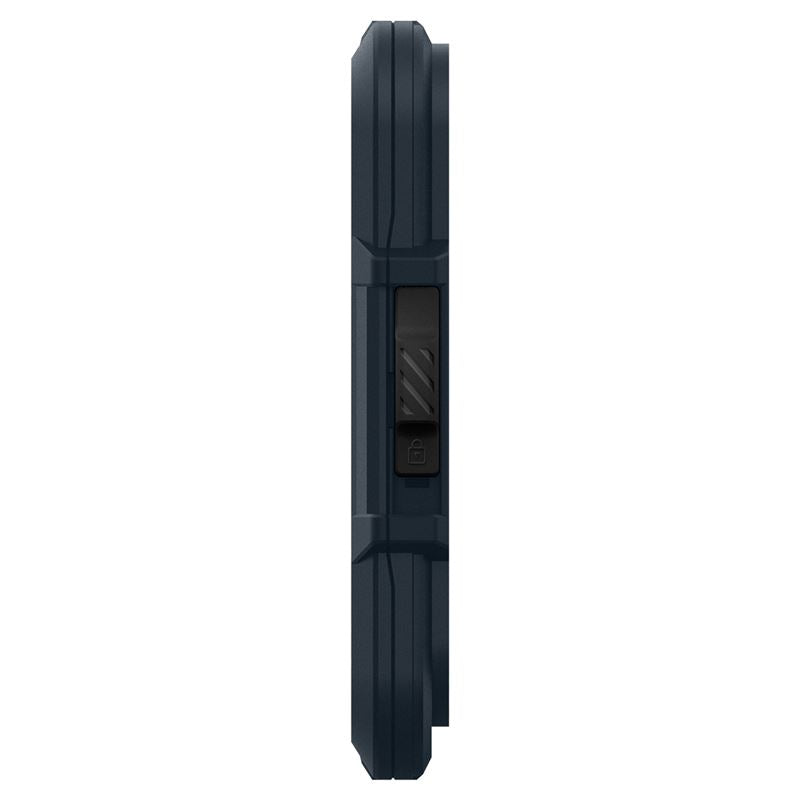 Spigen iPhone Lock Fit MagSafe Wallet, metal slate