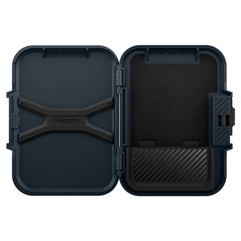 Spigen iPhone Lock Fit MagSafe Wallet, metal slate