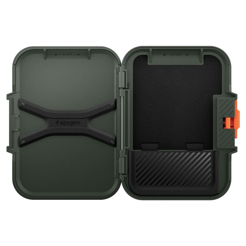 Spigen iPhone Lock Fit MagSafe Wallet, military green