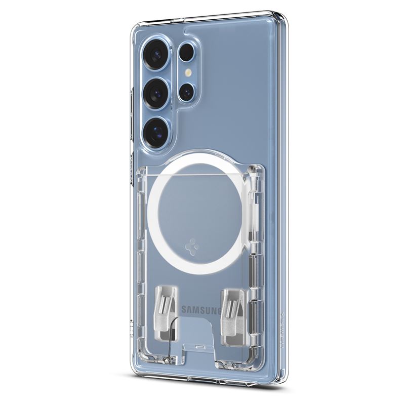Spigen Ultra Hybrid Wallet MagSafe, crystal clear - Samsung Galaxy S25 Series