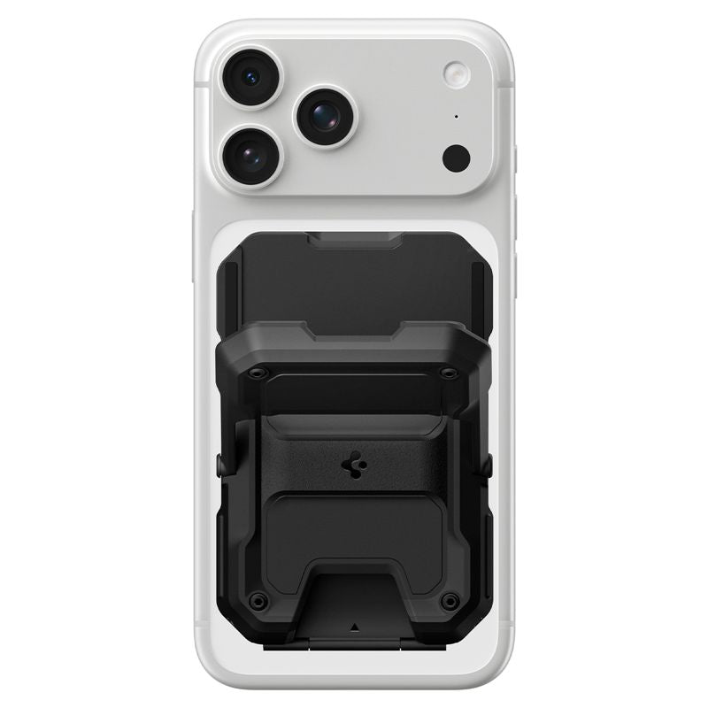 Spigen Tough Armor Pro Wallet MagSafe 5 kariet, čierna