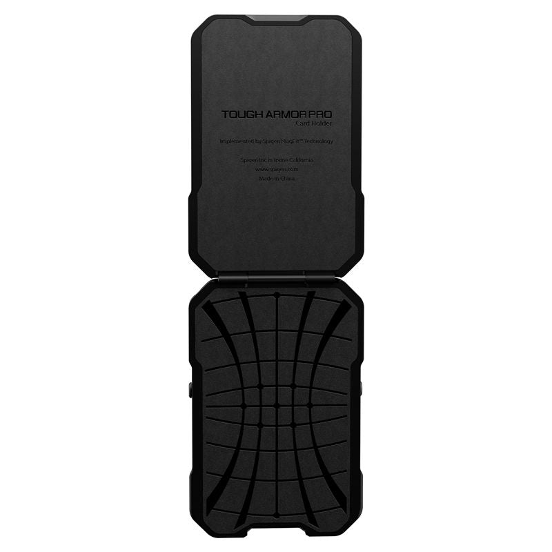 Spigen Tough Armor Pro Wallet MagSafe 5 kariet, čierna