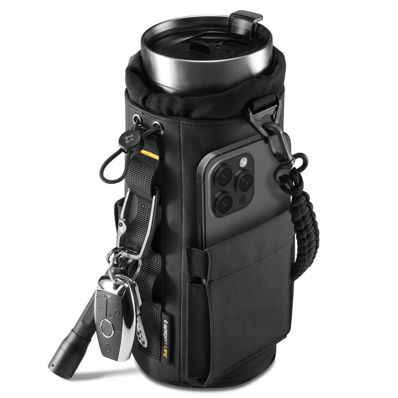 Paracord handle and built-in D-ring for versatile carrying and convenient attachment