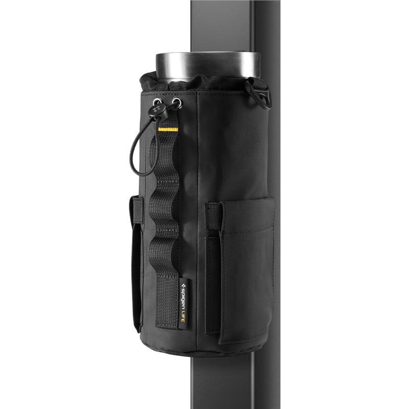 Magnet-Ready for Gyms - Five powerful magnets securely attach to metal gym equipment, racks, and appliances for easy hydration access