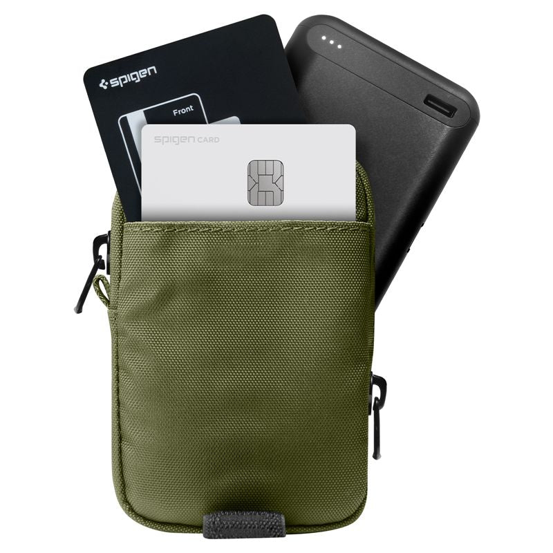 Spigen Portable Organizer Pouch TintapZip MagSafe, olive green