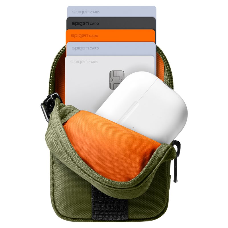 Spigen Portable Organizer Pouch TintapZip MagSafe, olive green