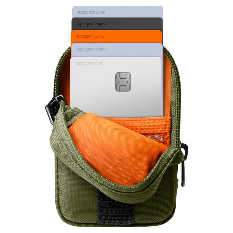 Spigen Portable Organizer Pouch TintapZip MagSafe, olive green