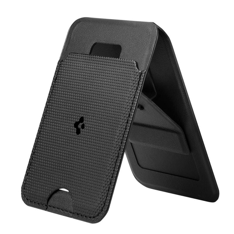 Spigen Slim Fold Stand MagSafe Wallet 1 Card, black