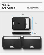 Spigen Slim Fold Tripod MagSafe Wallet 3 Card, black