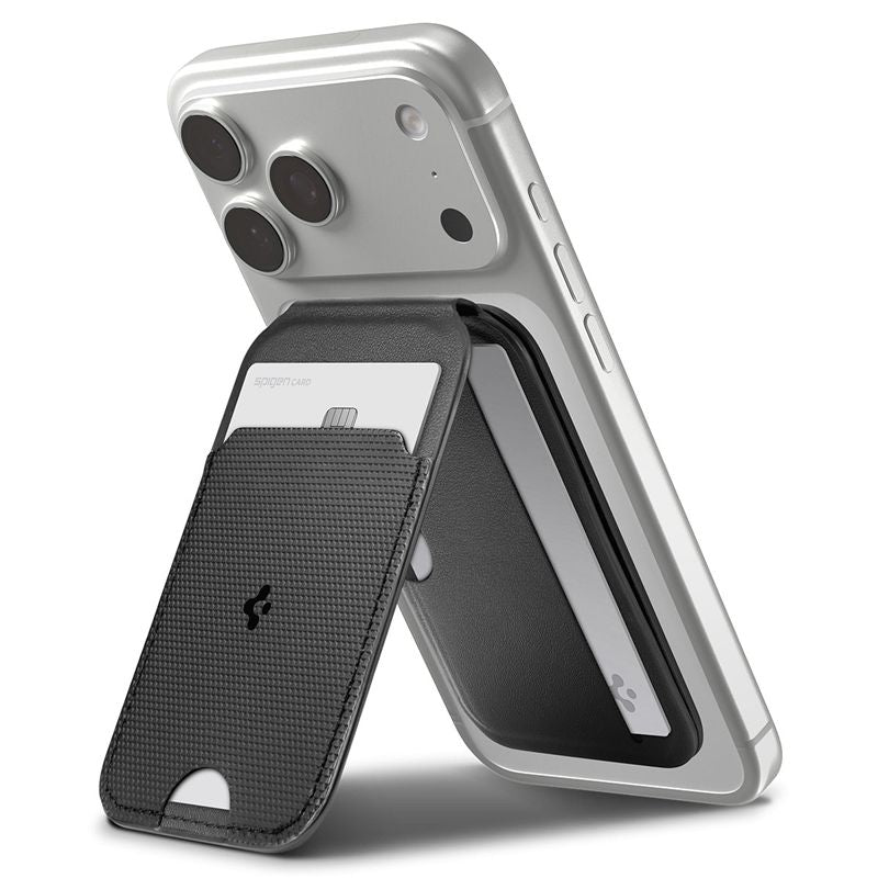 Spigen Slim Fold Tripod MagSafe Wallet 3 Card, black